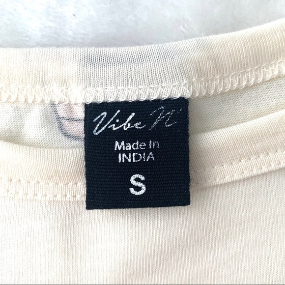 Vibe N’ Happy Cactus Southwestern Desert Cropped Graphic T-Shirt Small NWT - Picture 8 of 15